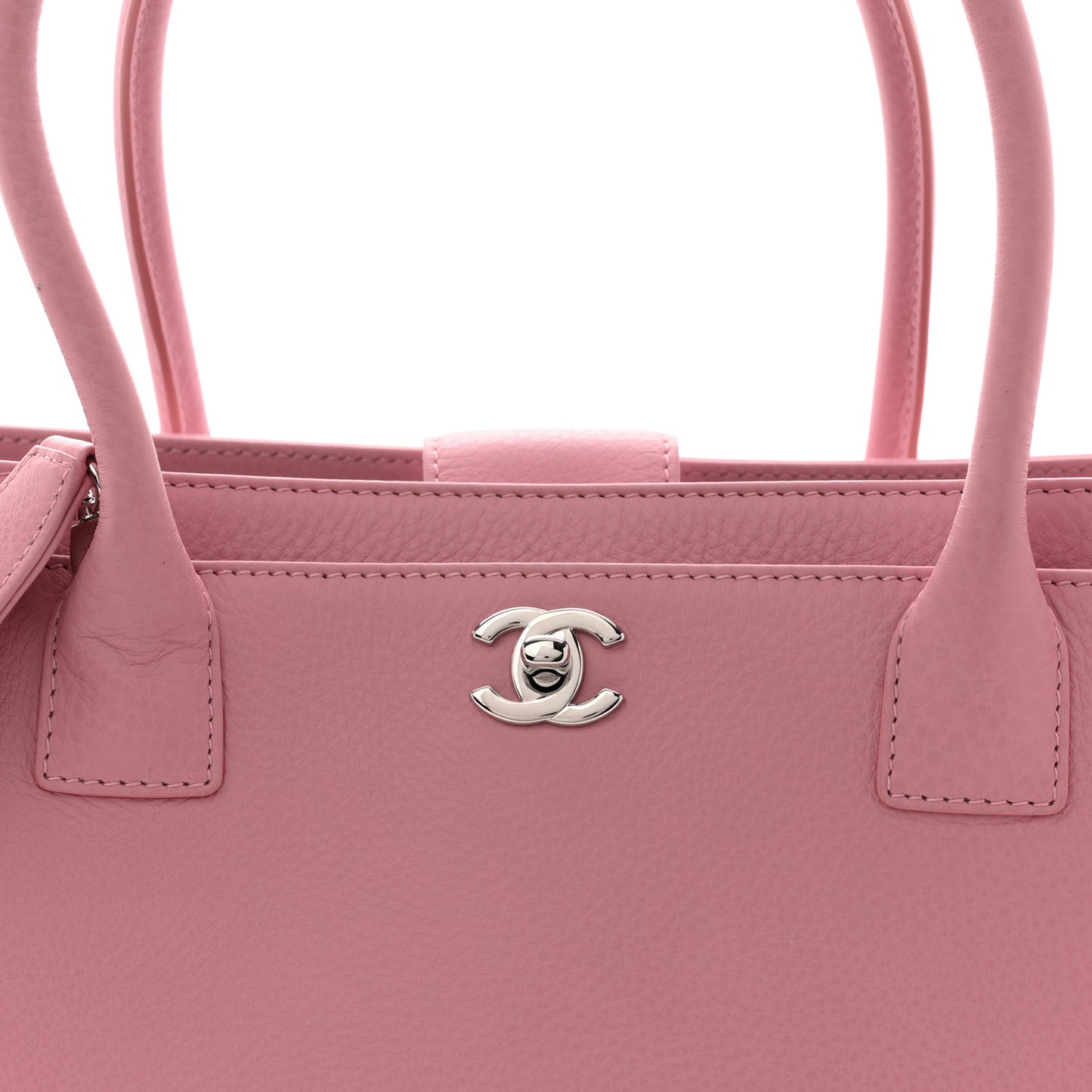 Calfskin Cerf Executive Shopper Pink