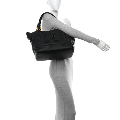 Chloe Calfskin Large New Marcie Tote Black 2 of 13