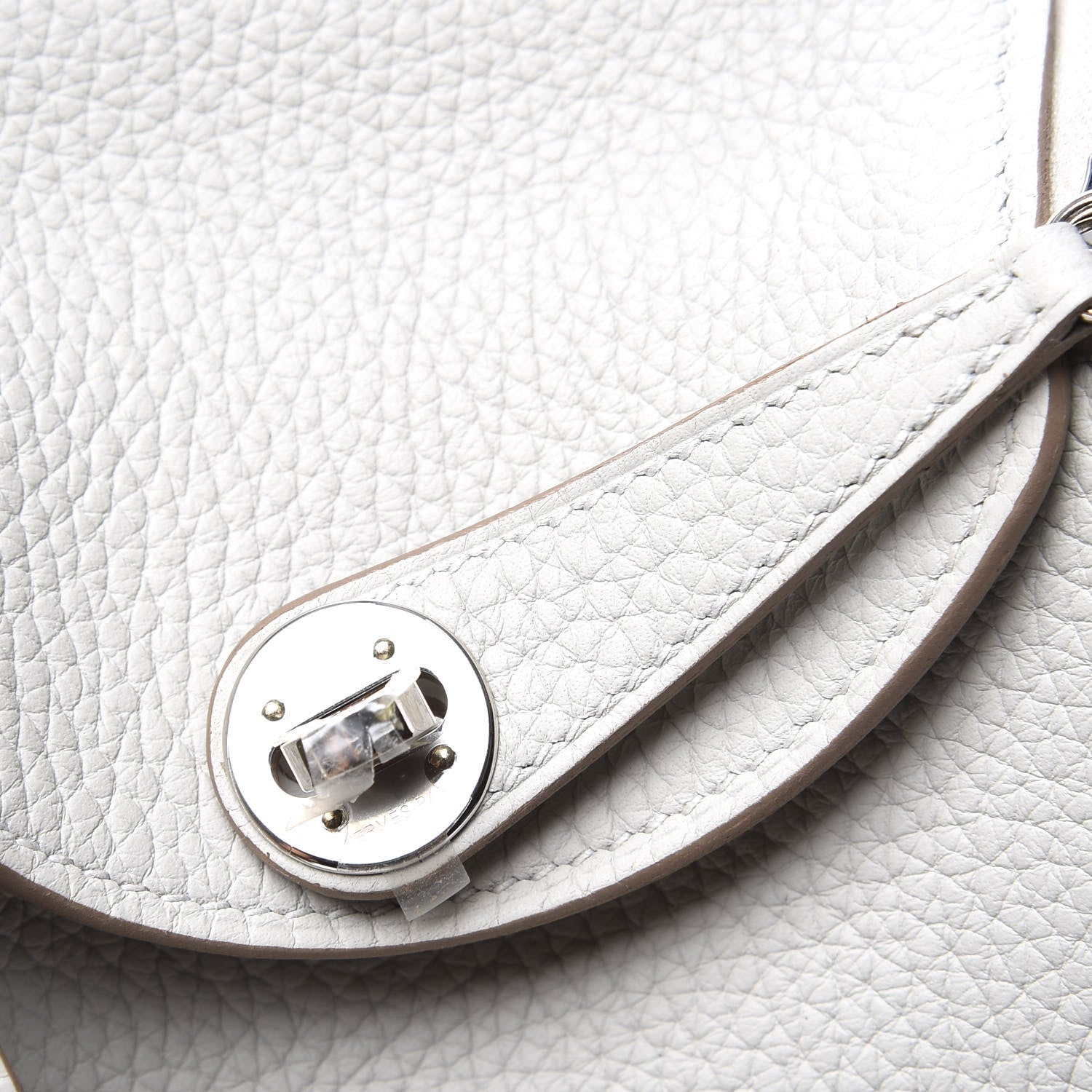 Hermes Taurillon Clemence Mini Lindy 20 Gris Perle 11 of 13
