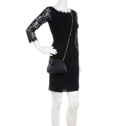 Chanel Caviar CC Shoulder Bag Black 2 of 7