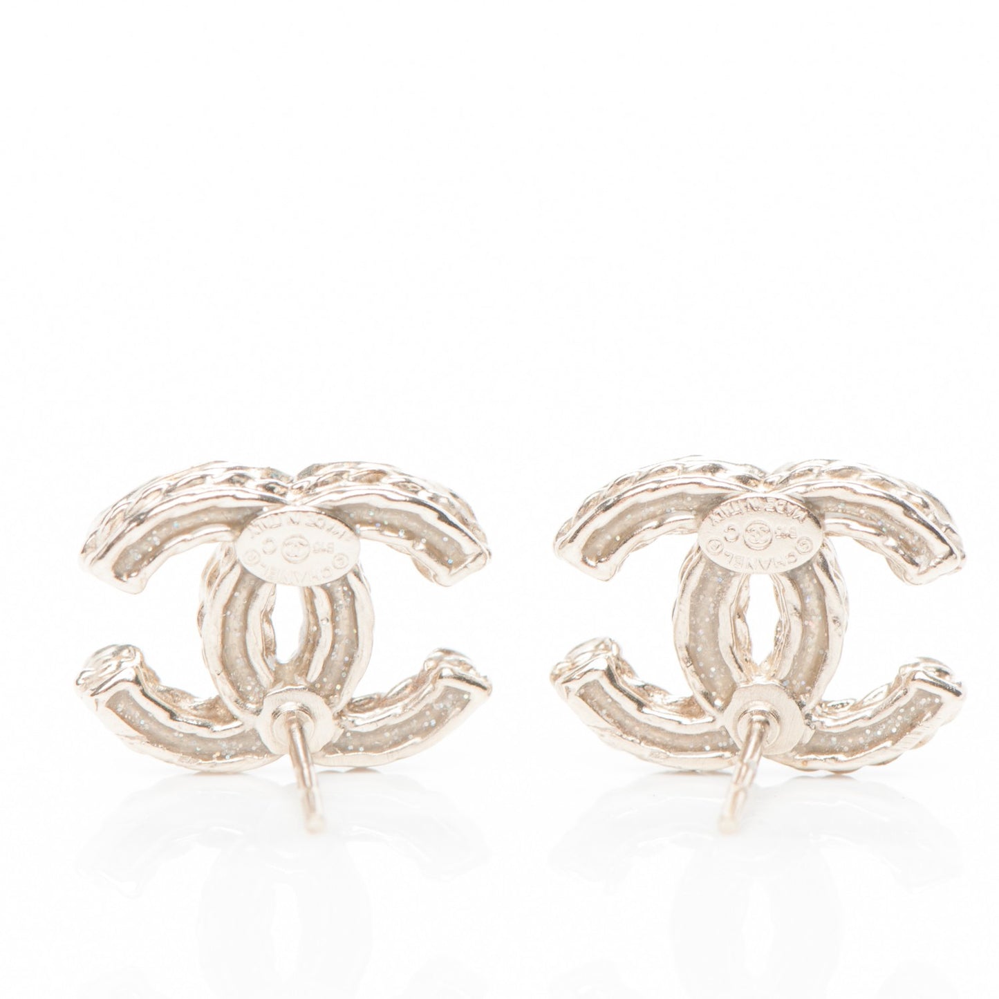 Crystal CC Earrings Gold
