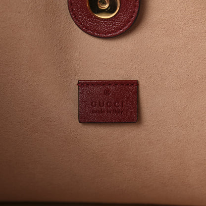 Gucci Calfskin Large Rajah Chain Tote Romantic Cherry 8 of 10