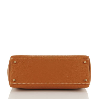 Hermes Togo Kelly Retourne 32 Gold 6 of 25