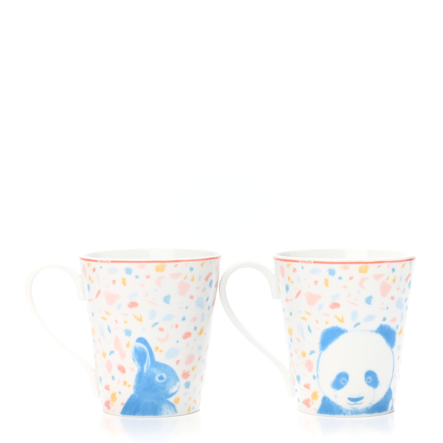Hermes Porcelain Passe-Passe Mug Set of 2 3 of 6