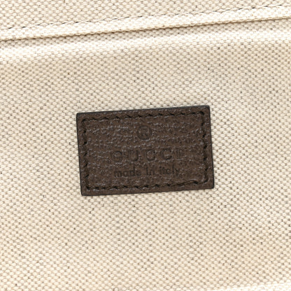 Gucci GG Supreme Monogram Mini Packing Cube Beige Ebony New Acero 6 of 7