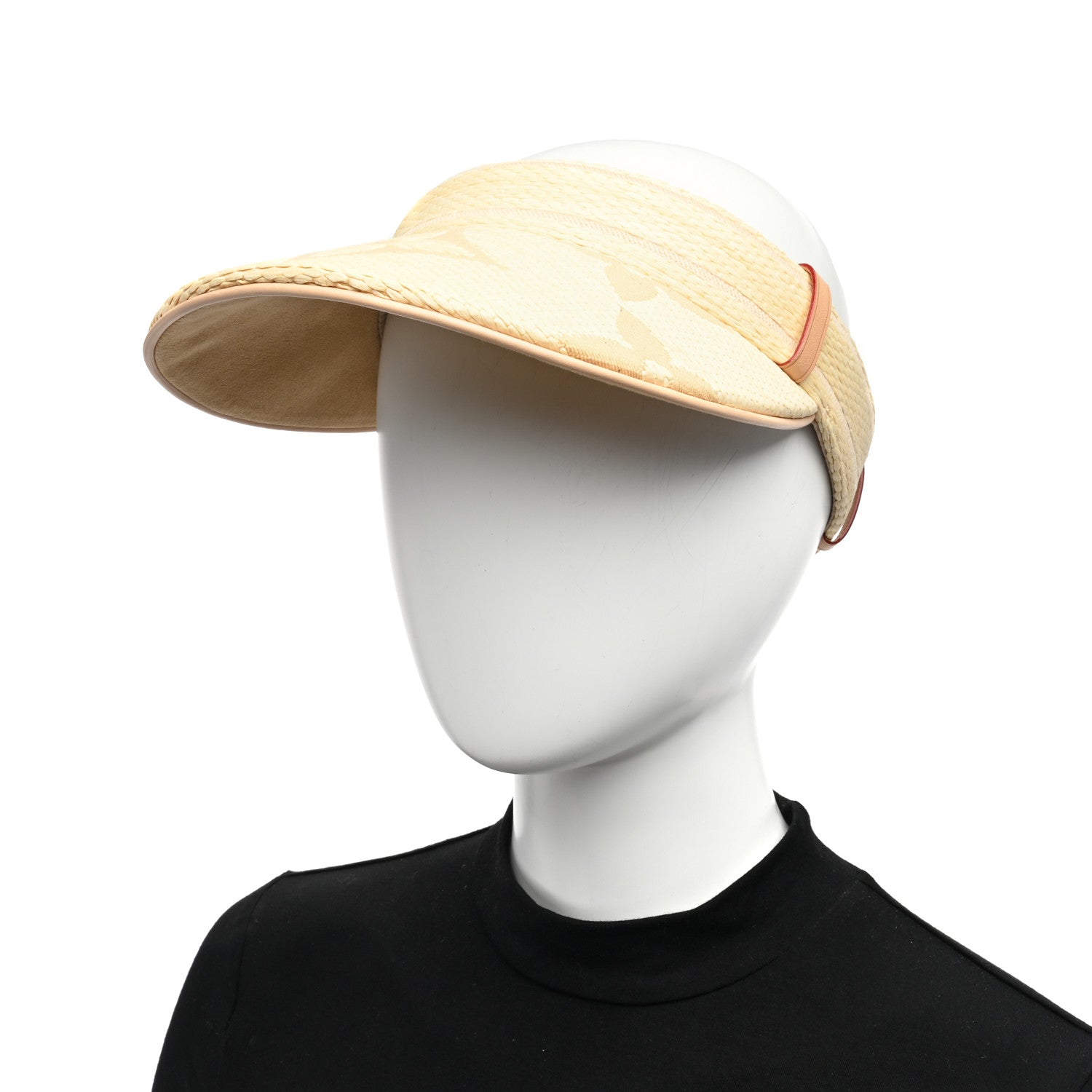 Louis Vuitton Cotton Raffia Effect Beachview Visor Natural 2 of 7