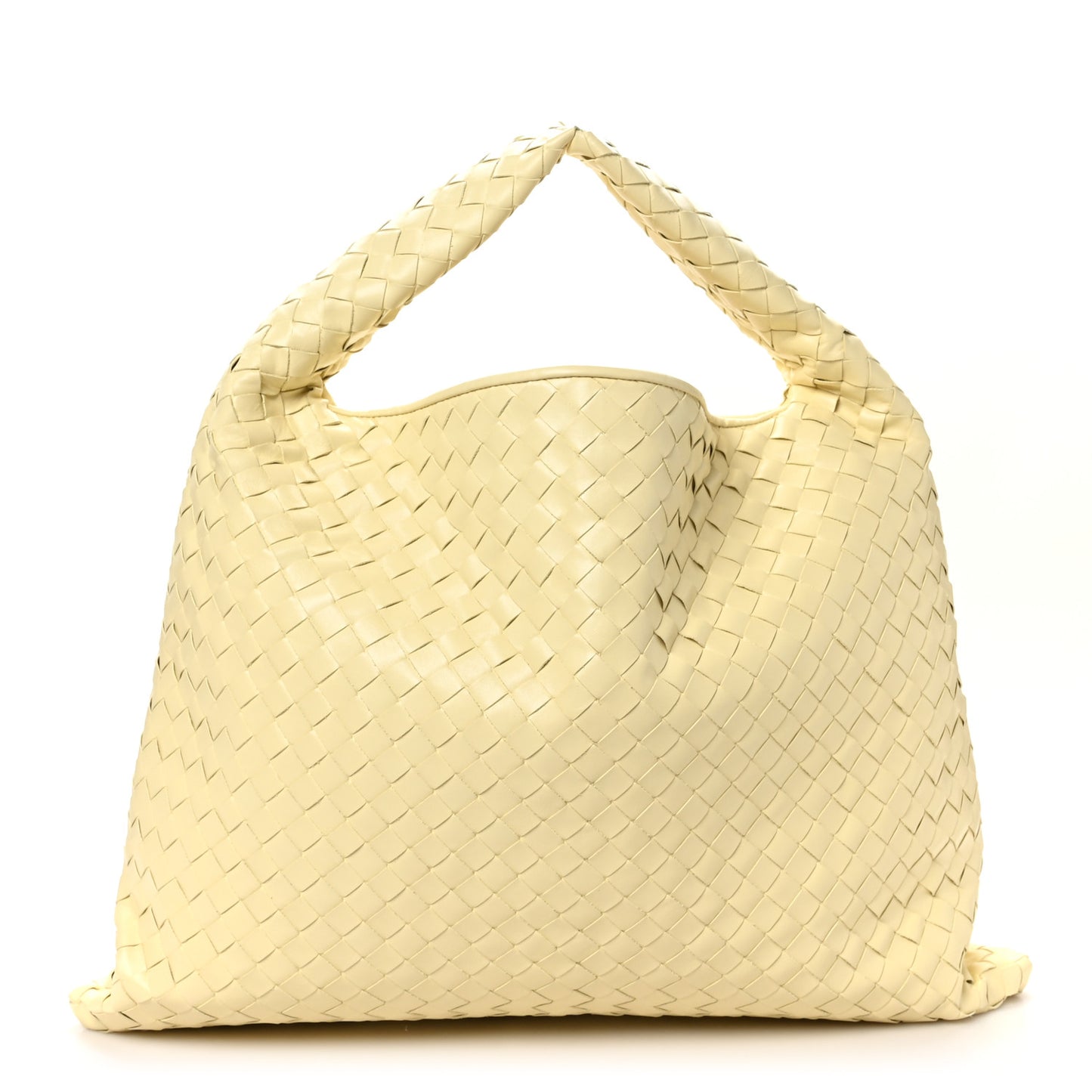 Calfskin Intrecciato Large Hop Camomile