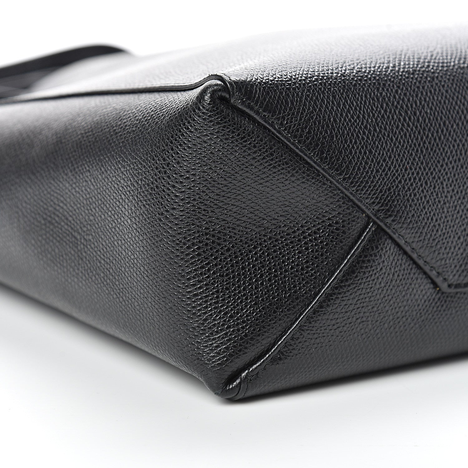 Celine Grained Calfskin Small Vertical Cabas Black 9 of 12