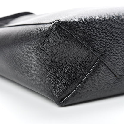Celine Grained Calfskin Small Vertical Cabas Black 9 of 12