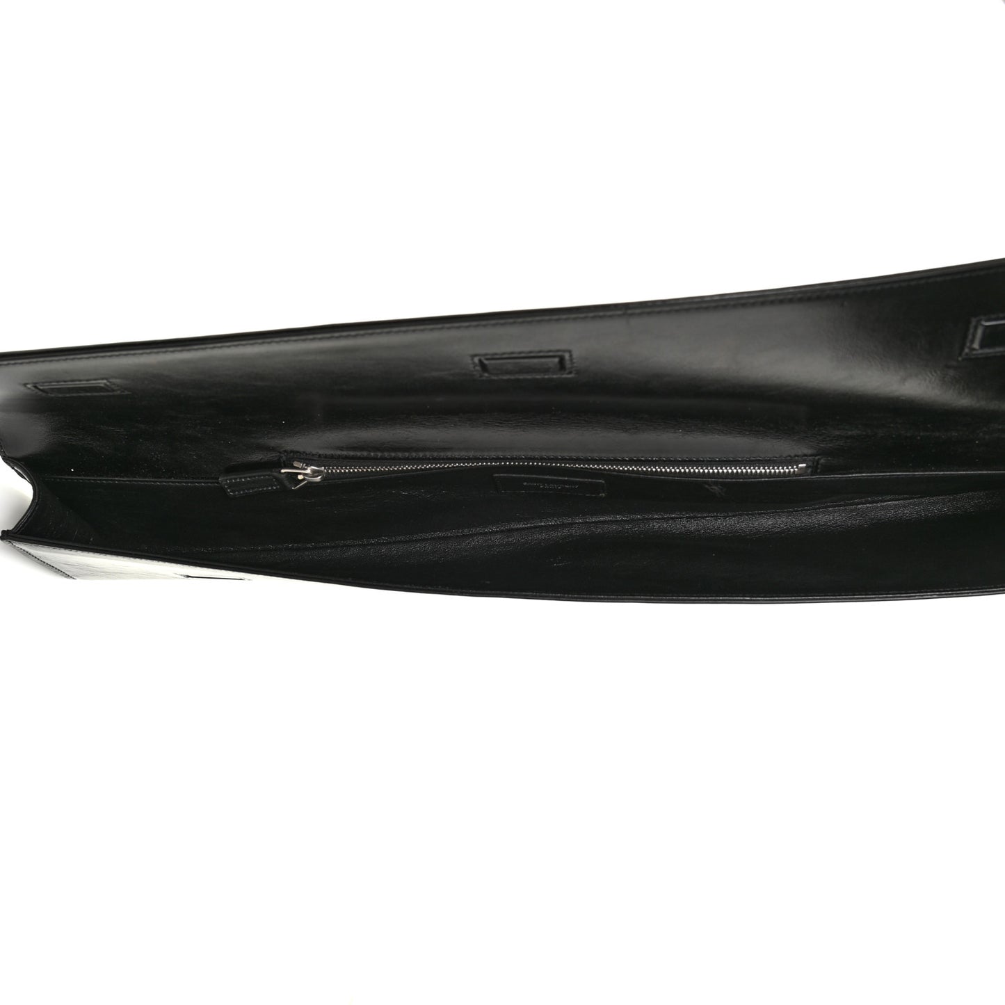 Calfskin Fetiche Long Clutch Black