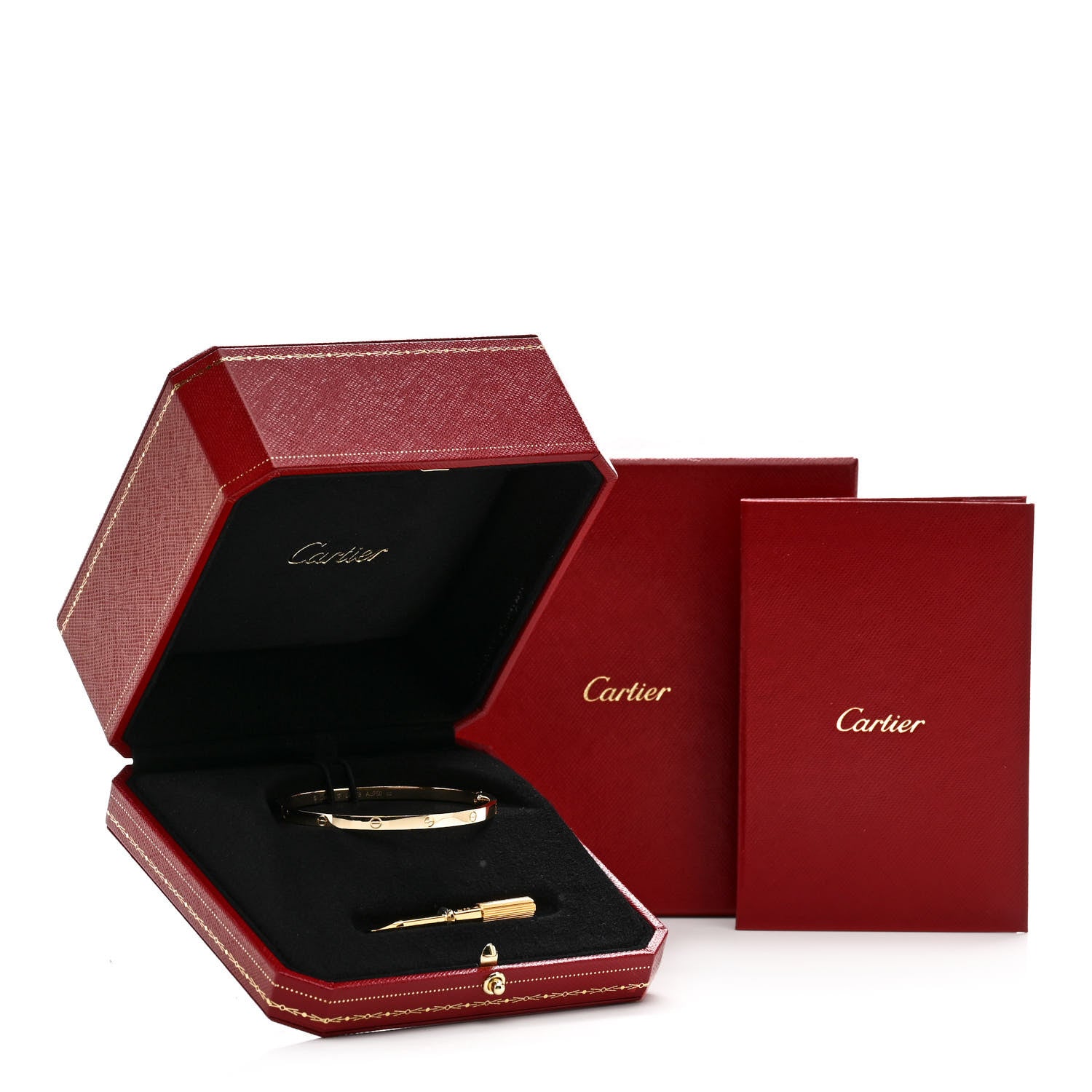 Cartier 18K Yellow Gold Small LOVE Bracelet 17 5 of 5