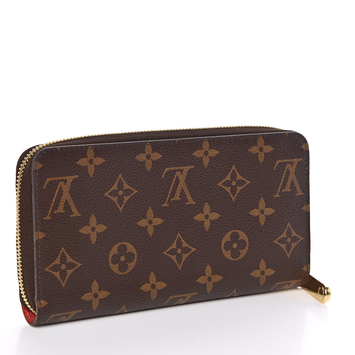 Monogram Zippy Wallet Coquelicot
