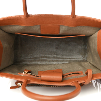 Nancy Gonzalez Calfskin Fringe Emma Tote Bag Cognac 7 of 17