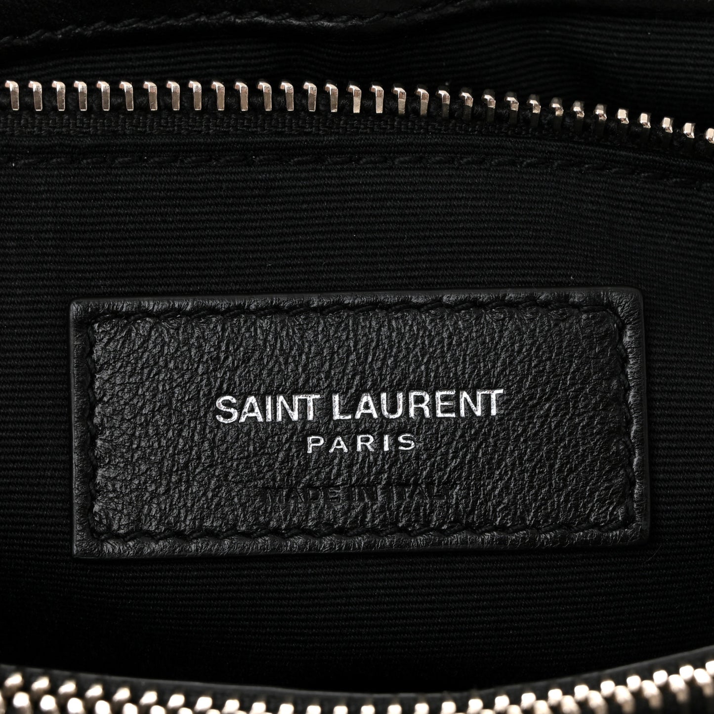 Calfskin Y Quilted Monogram Large Loulou Chain Satchel Black