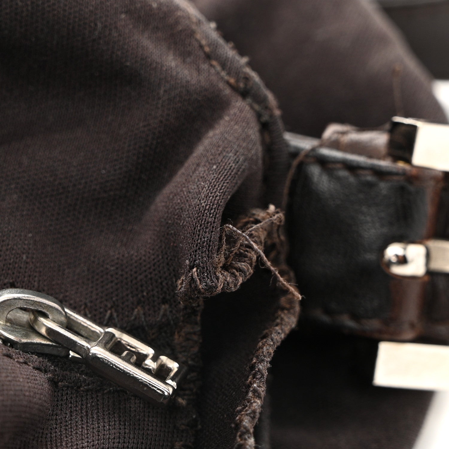 Fendi Nylon Mama Crossbody Brown 13 of 13