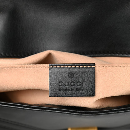 Gucci Calfskin Matelasse Mini GG Marmont Shoulder Bag Black 6 of 9