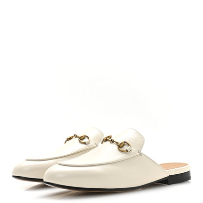 Gucci Malaga Kid Womens Princetown Slippers 37 Mystic White 4 of 9