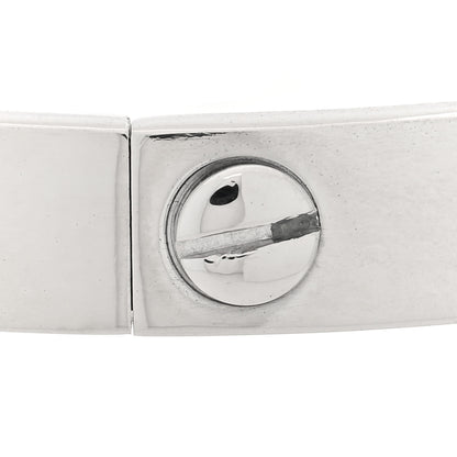 Cartier 18K White Gold 6 Diamond LOVE Bracelet 17 4 of 5
