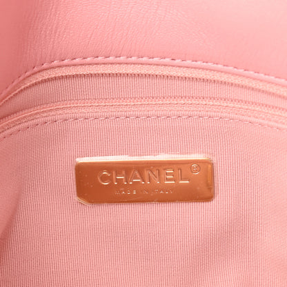 Chanel Goatskin Quilted Medium Chanel 19 Flap Light Pink 6 of 10