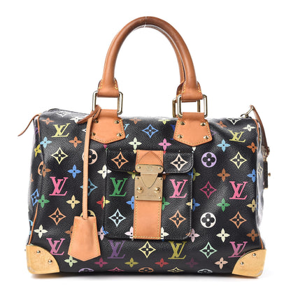 Louis Vuitton Monogram Multicolor Speedy 30 Black 1 of 16