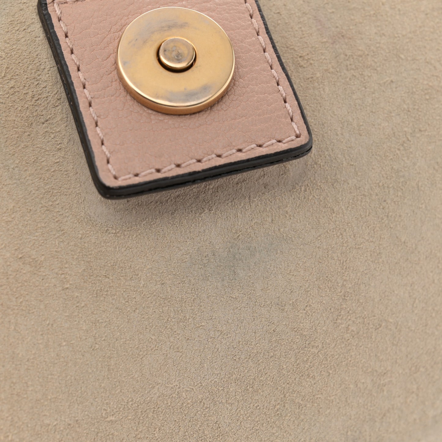 Calfskin Medium Faye Shoulder Bag Biscotti Beige