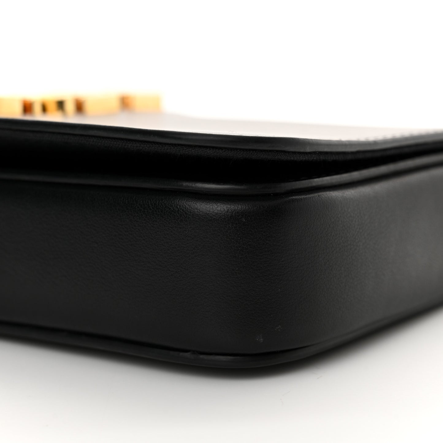 Vitello Grace Matte Fendigraphy Wallet On Chain Black