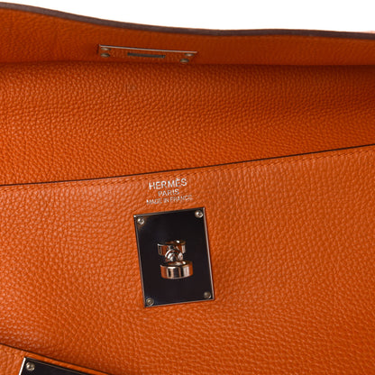 Hermes Togo Shoulder Kelly 40 Orange 8 of 10