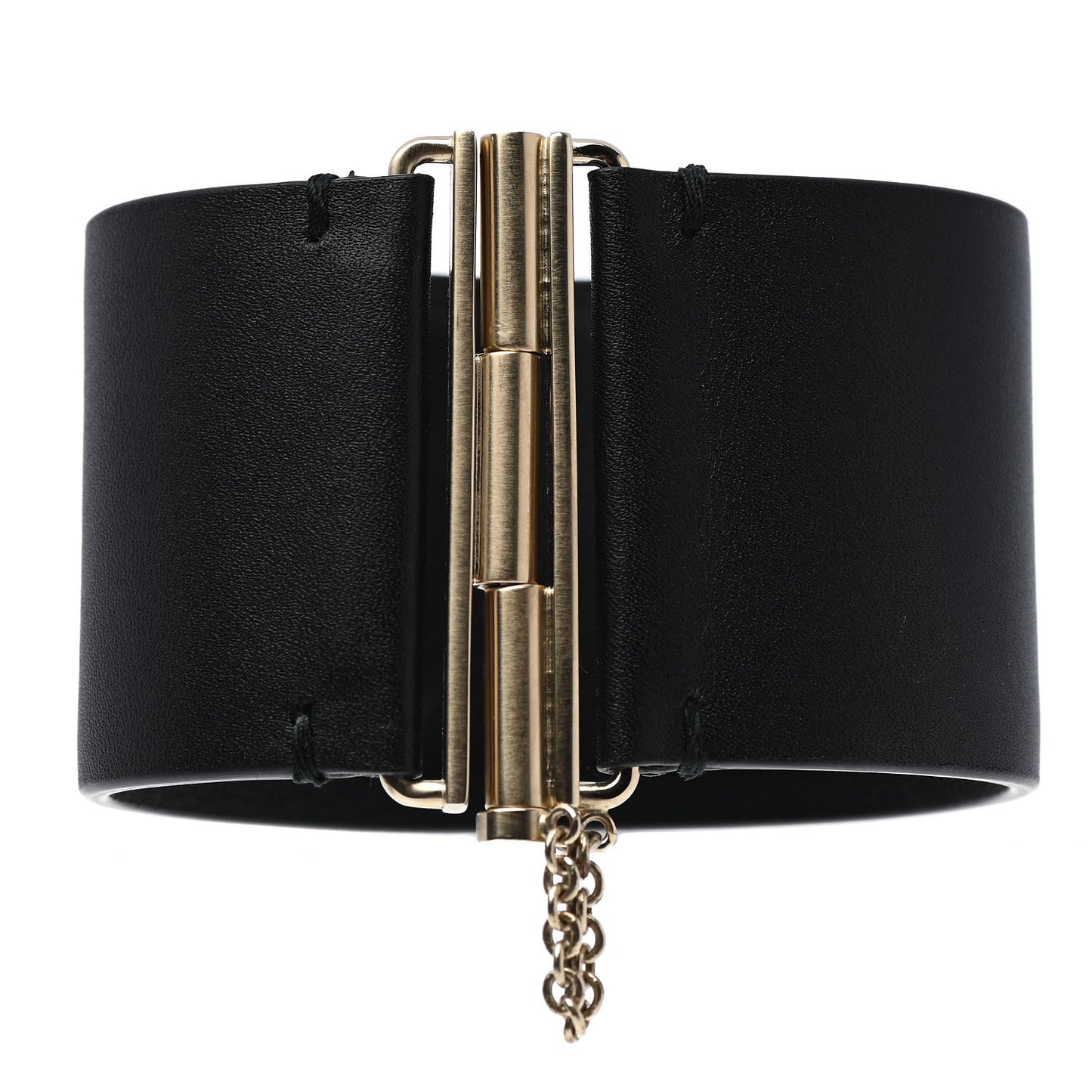 Calfskin CC Wide Cuff M Black