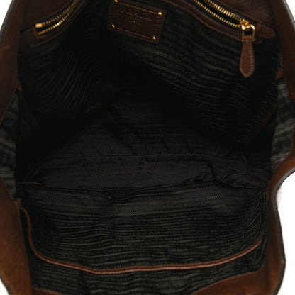 Prada Deerskin Tote Bruciato 5 of 21