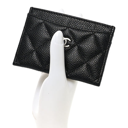 Chanel Caviar Quilted Card Holder Black 2 of 9