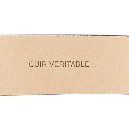 Chanel Calfskin Belt 95 38 Black 7 of 7