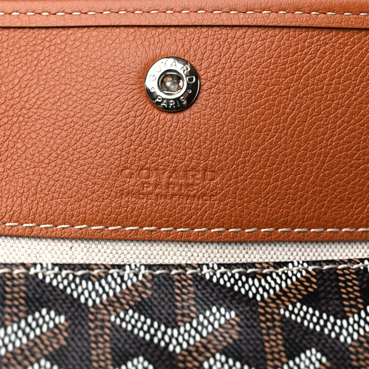 Goyardine Boheme Hobo Black Gold