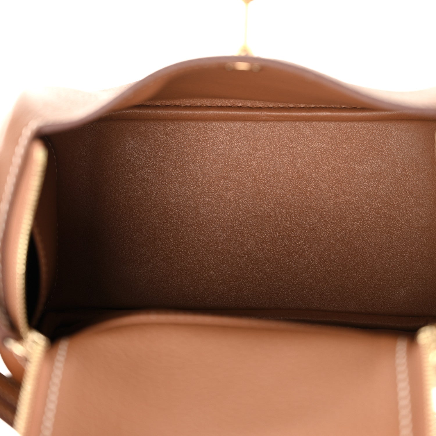 Hermes Taurillon Clemence Mini Lindy 20 Gold 5 of 11