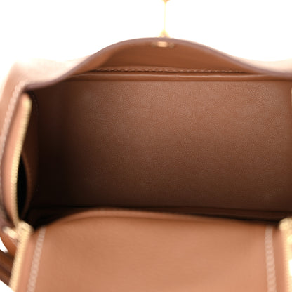 Hermes Taurillon Clemence Mini Lindy 20 Gold 5 of 11