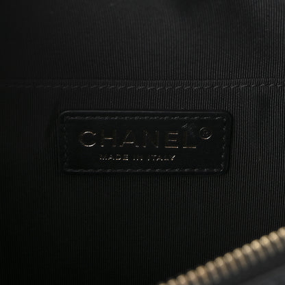 Chanel Lambskin Quilted Waist Bag Fanny Pack Black 6 of 10