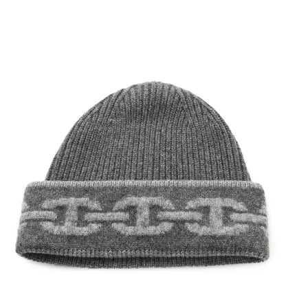 Hermes Cashmere Knit Heaven Beanie S Charbon Flanelle 1 of 5