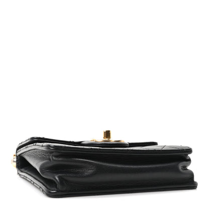 Chanel Lambskin Quilted Chic Pearls Flap Black 4 of 10