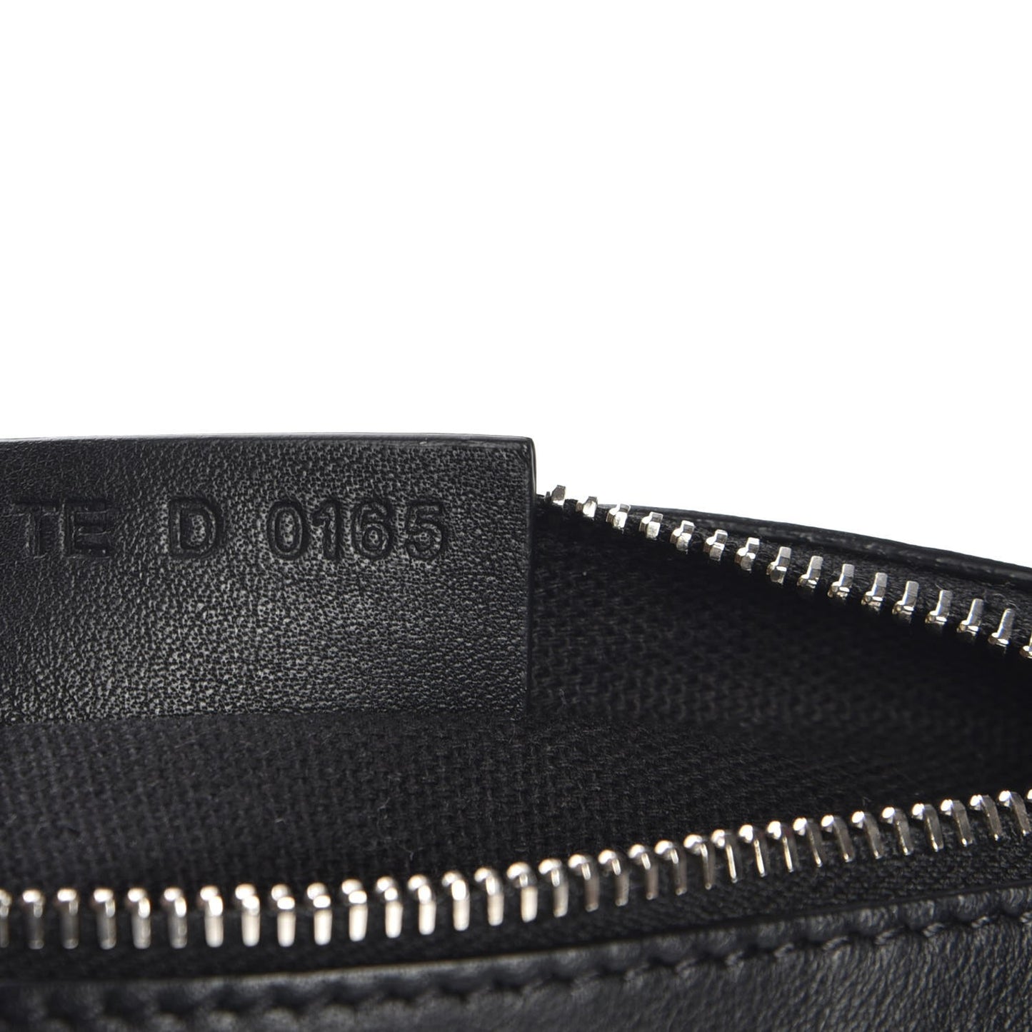 Calfskin Studded Pandora Wristlet Black