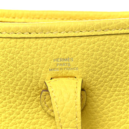Hermes Taurillon Clemence Evelyne TPM Lime 6 of 10