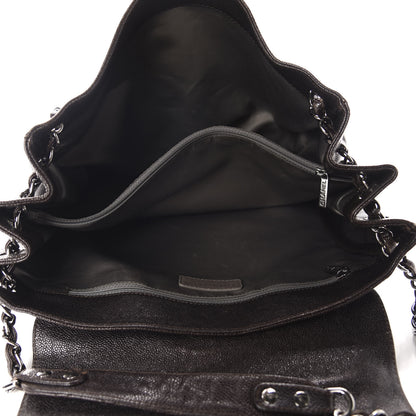 Chanel Glazed Caviar Pocket In The City Tote Brown 5 of 10