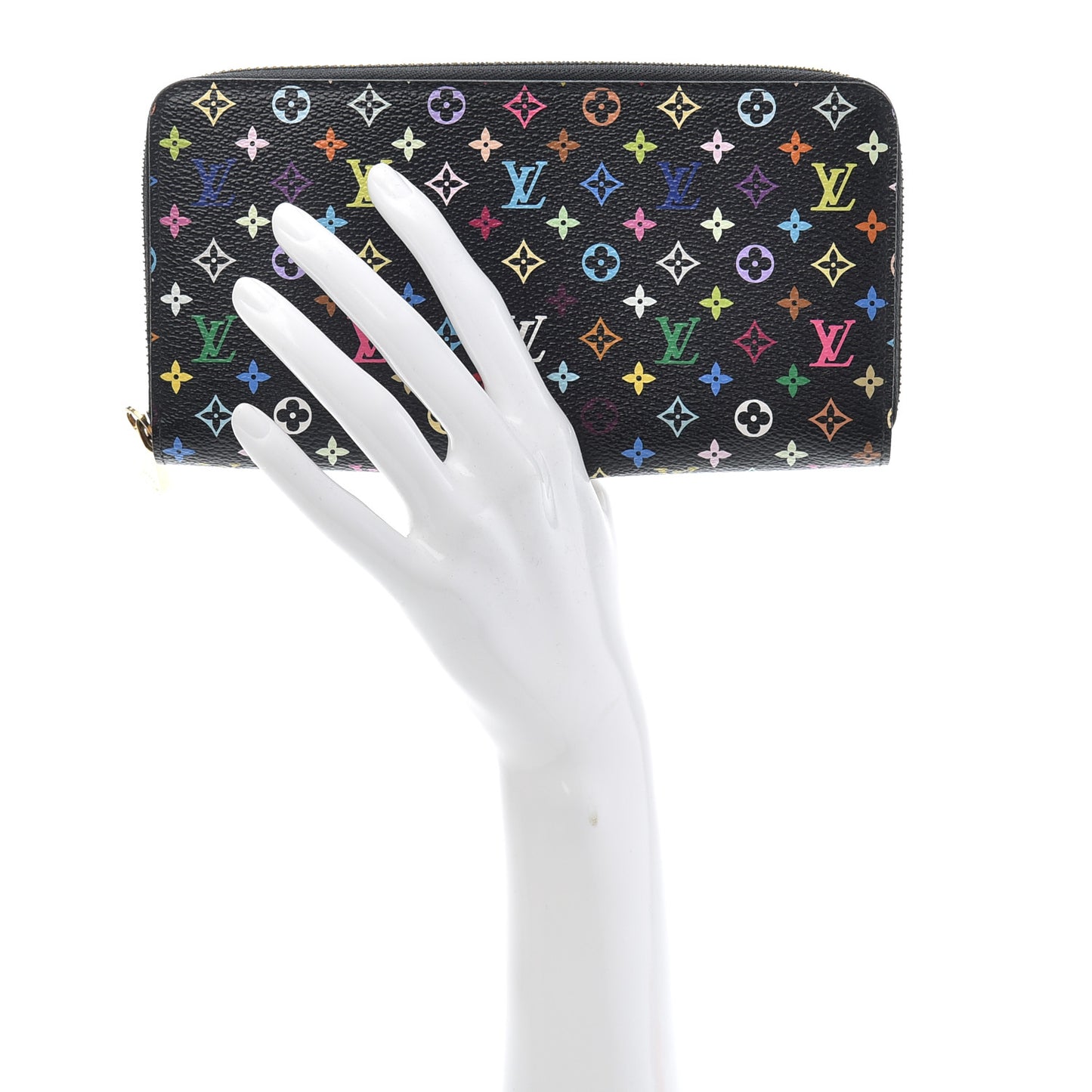 Monogram Multicolor Zippy Wallet Black Grenade