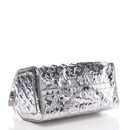 Louis Vuitton Monogram Miroir Speedy 30 Silver 4 of 25
