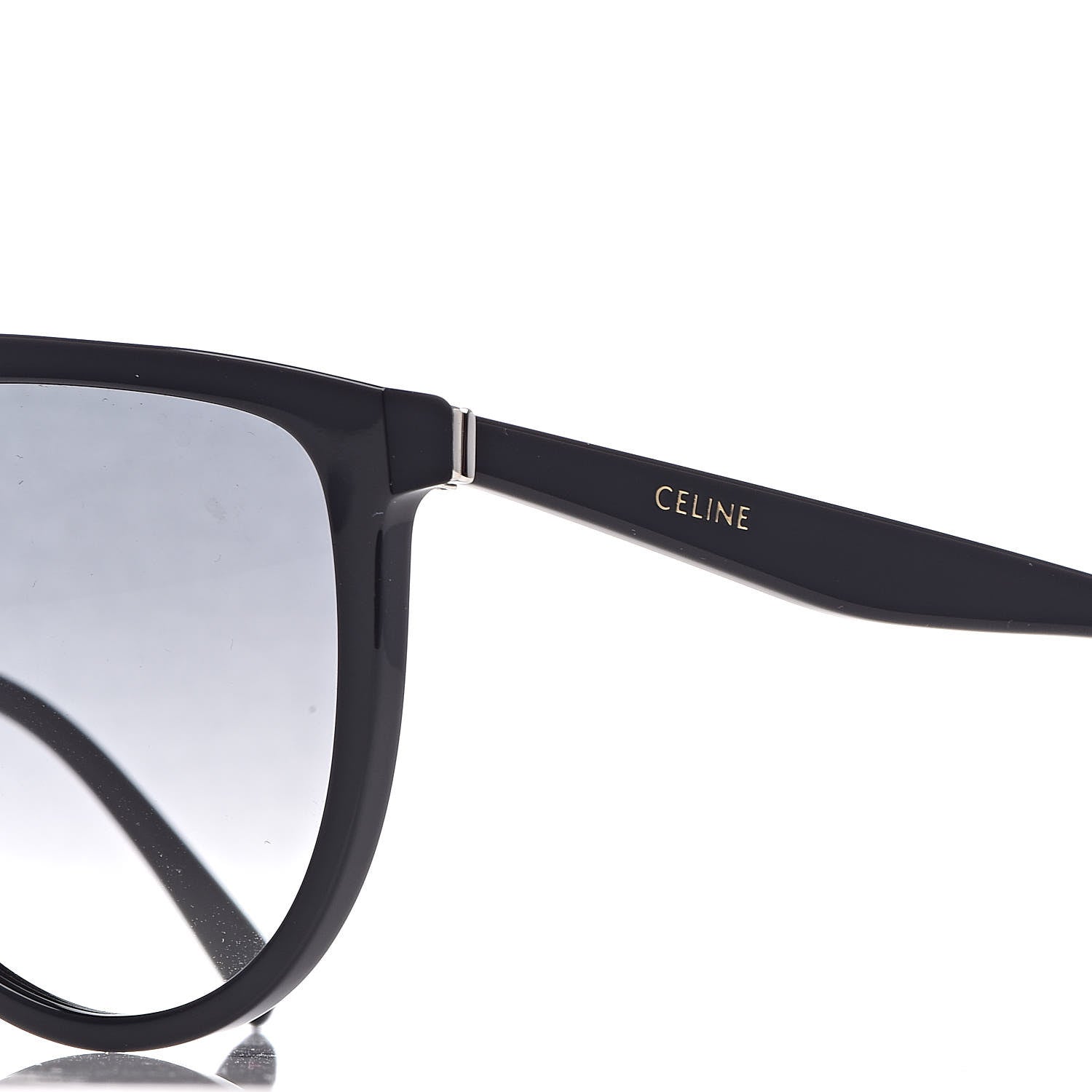 Celine Flat Top Shield Sunglasses CL 40006IN Black 7 of 7