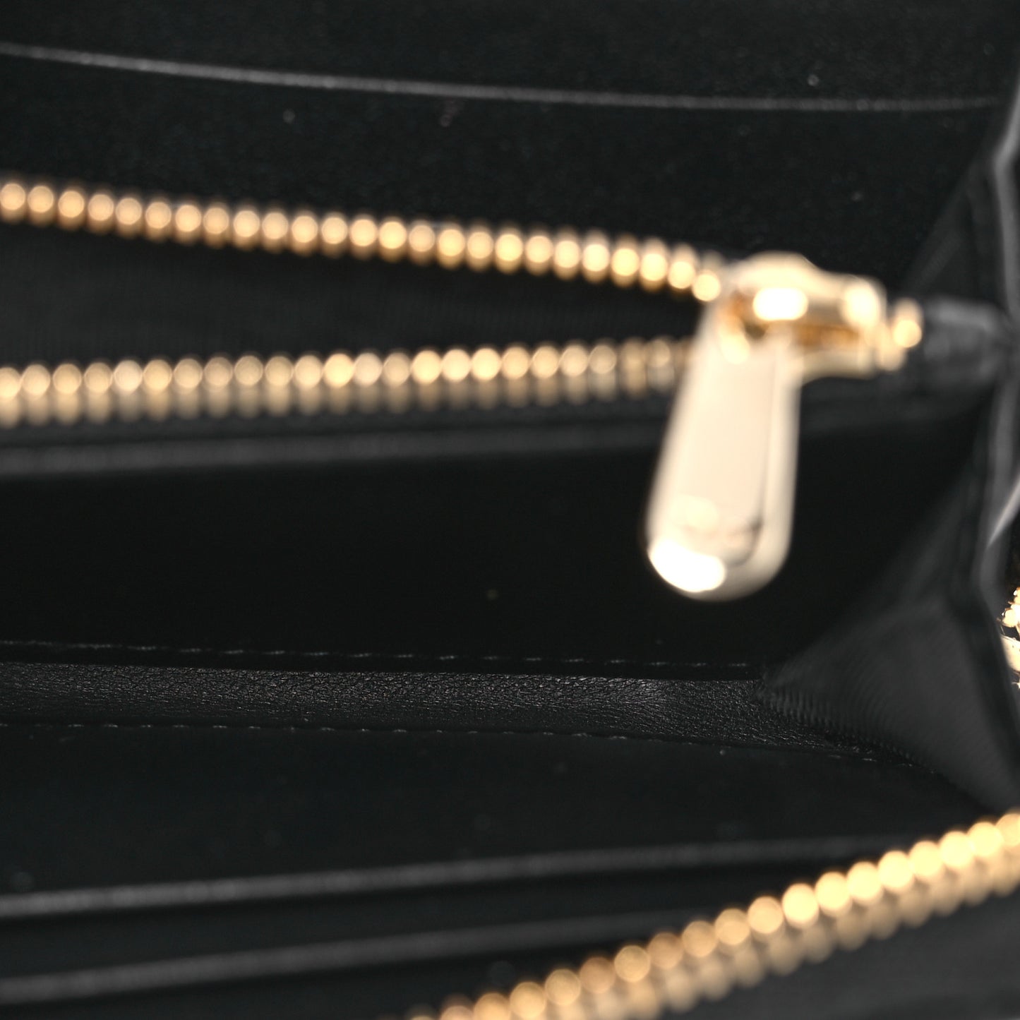 Lambskin Cannage Small Lady Dior Voyageur Coin Purse Black
