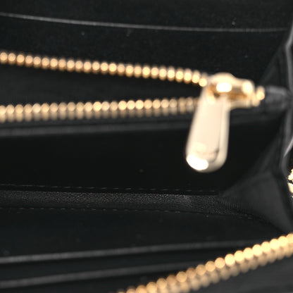 Christian Dior Lambskin Cannage Small Lady Dior Voyageur Coin Purse Black 6 of 10