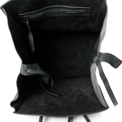 Celine Grained Calfskin Medium Phantom Luggage Black 5 of 11