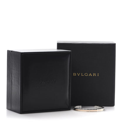 Bulgari 18K Rose Gold Stainless Steel B.Zero1 Cuff Bracelet SM 8 of 8