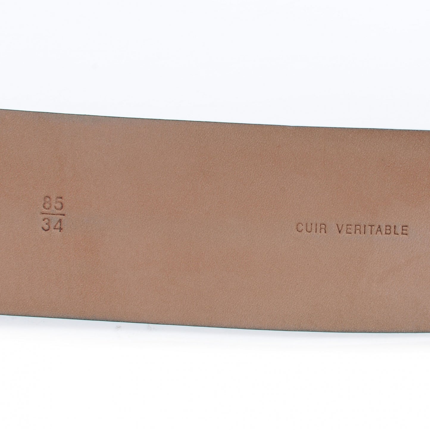 Leather CC Logo Belt 85 34 Black