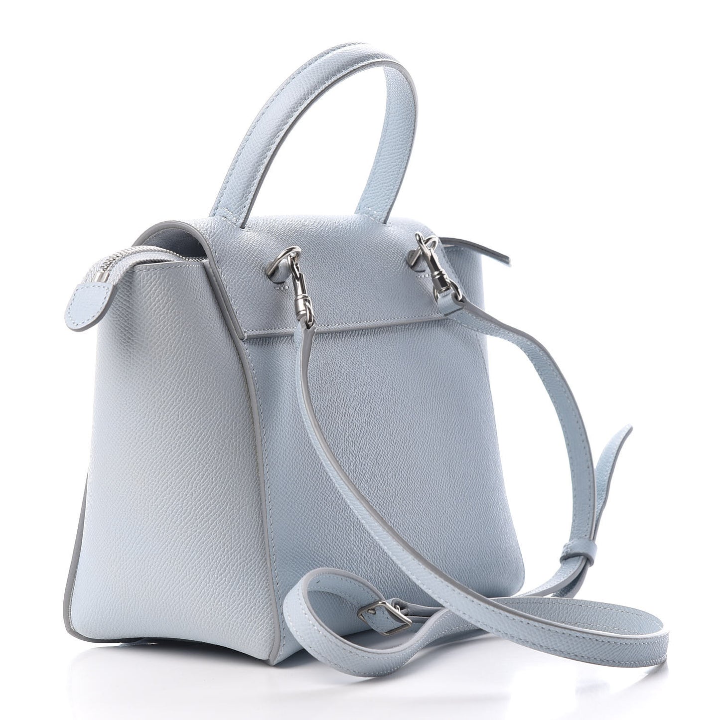 Grained Calfskin Nano Belt Bag Mineral