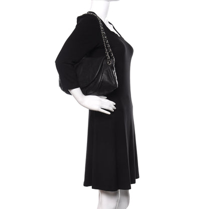 Chanel Caviar Half Moon Large Flap Black 2 of 11